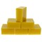 Set of 6 Yellow Triple Filtered Square Beeswaxes 2.4 oz